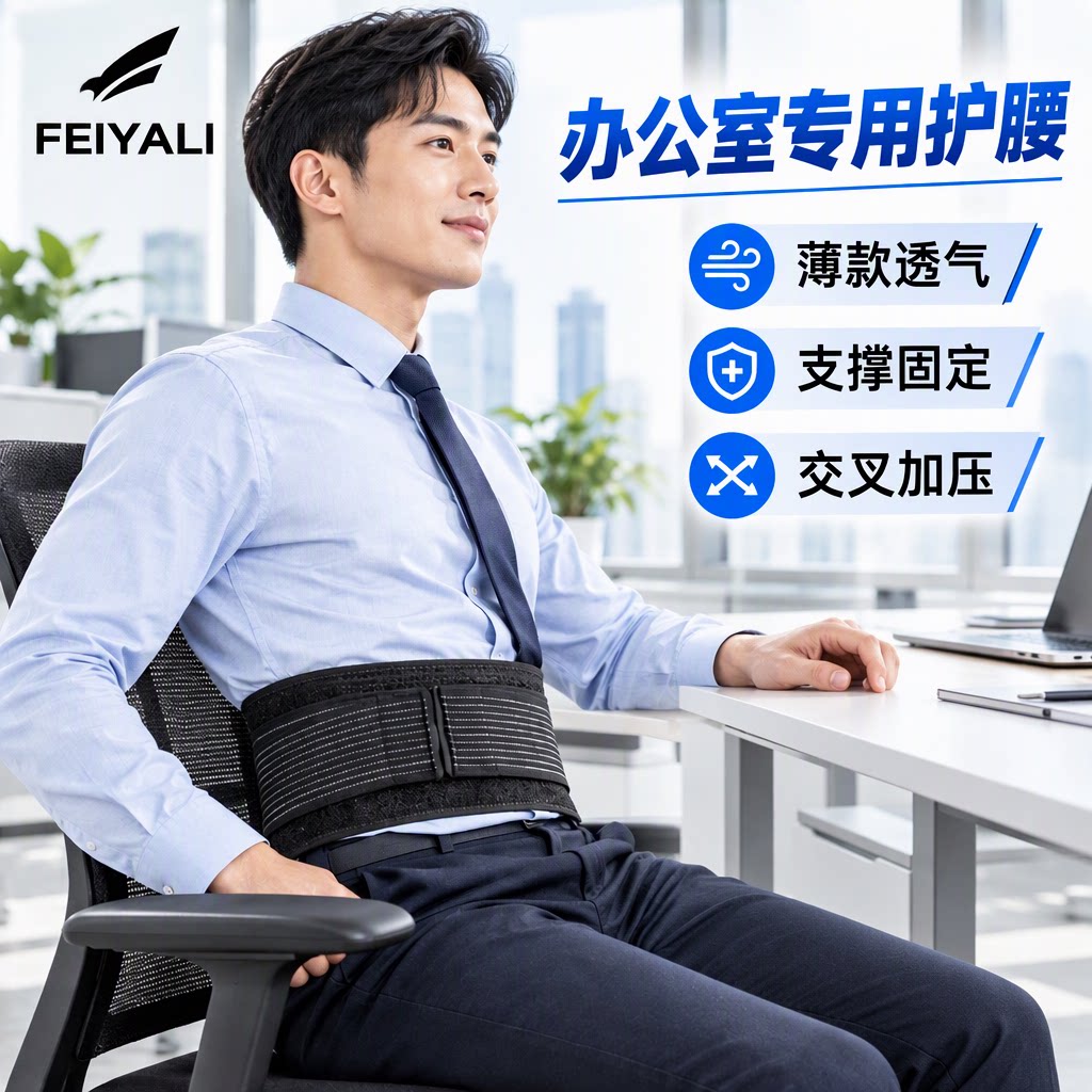 办公室久坐专用护腰带健身运动防护腰椎间盘劳损支撑女护腰冬季男