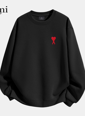 官方AMI SRTP儿童长袖亲子装2026春秋季新款男女童装卫衣大童长袖