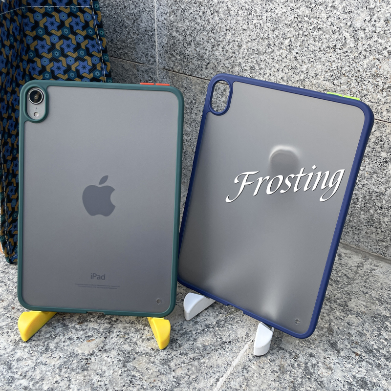 磨砂iPadmini6保护套2022ipadPro11寸3AIR4苹果平板ipad10.2迷你5边框硬壳12.9第9.7代八透明无盖A1893后外壳