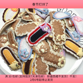 R22约6CM针织BB夹250克约55 包邮 60个 材料配件满30