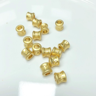 包邮 16个diy手工材料配件满30 R16约0.8CM高保合金珠子