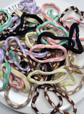 A47宽1CM高弹力皮筋混发约47-50根diy手工材料配件满30包邮