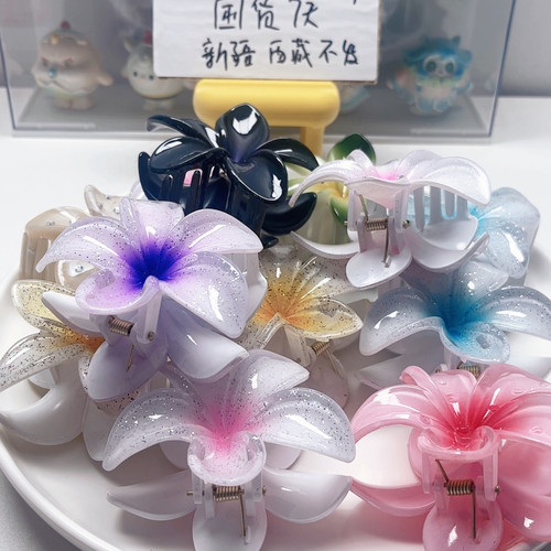 A123约7厘米鸡蛋花抓夹半斤12个diy手工材料配件满30包邮