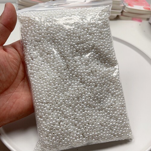 H53约0.4CM ABS仿珍珠半斤 diy手工材料配件满30包邮