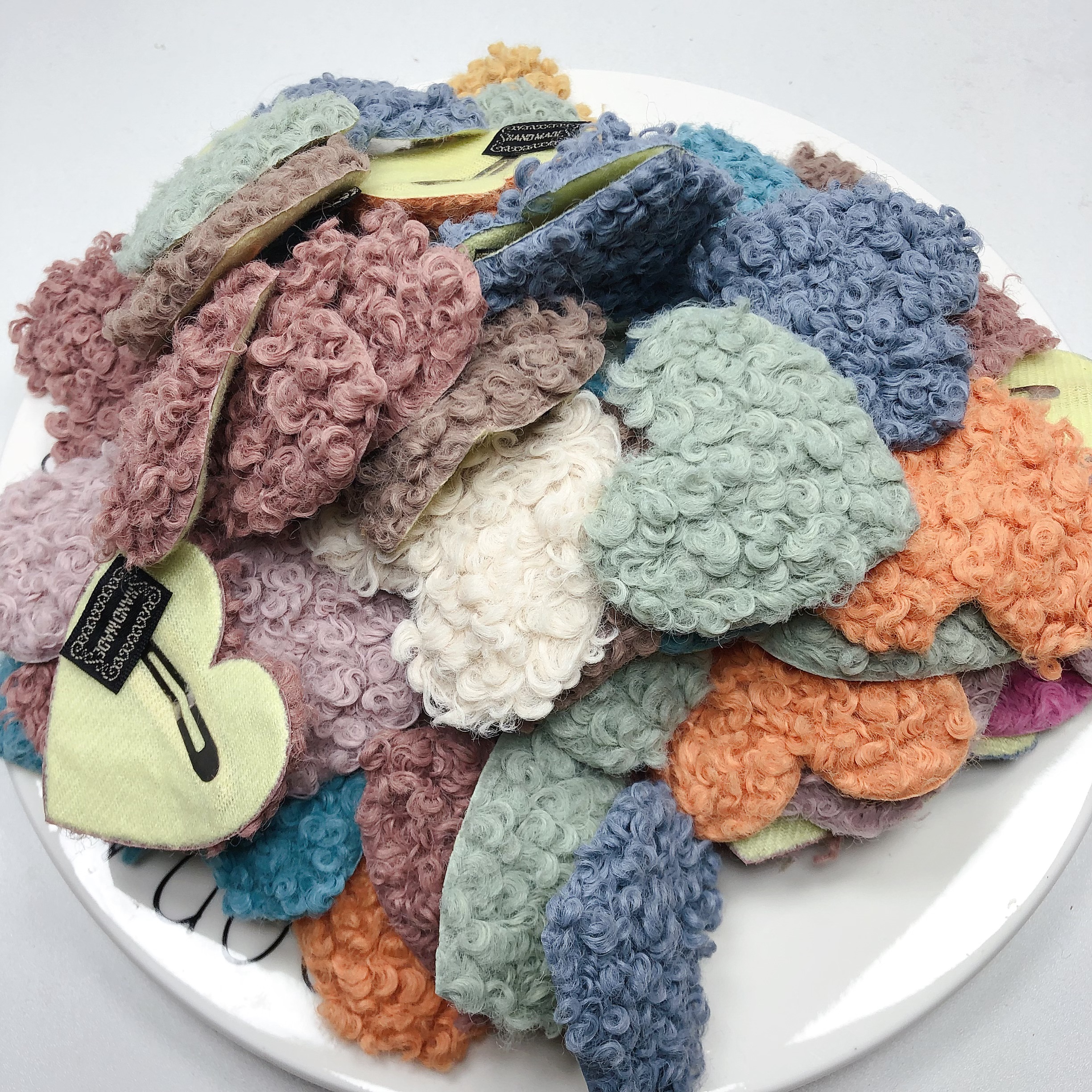 货架R32约6CM毛绒BB夹 250克约85个 材料配件满30包邮