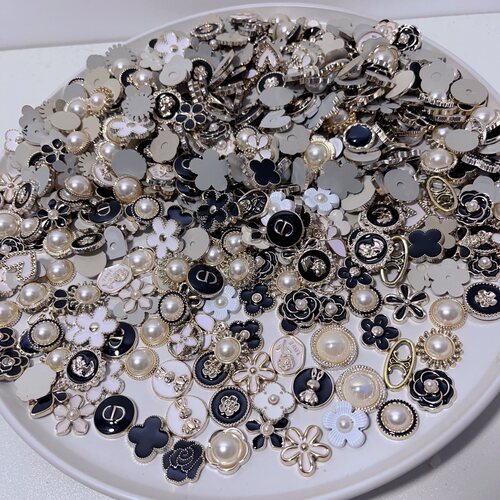 18G16约1.5-1.8CM韩版仿金属花盘