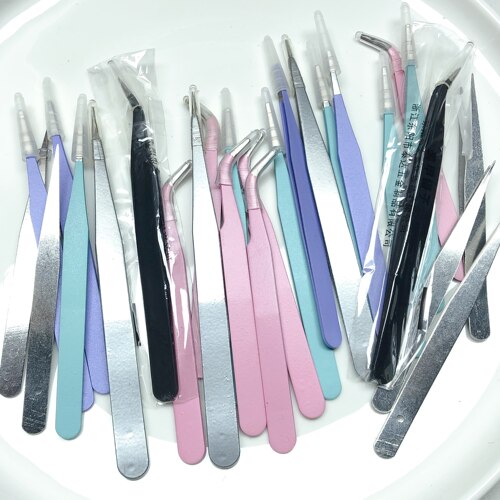 A78镊子混发半斤约26个diy手工材料配件满30包邮