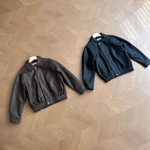 皮衣休闲哈灵顿干练短装 CleanFit翻领时尚 秋季 今年流行特惠25FW