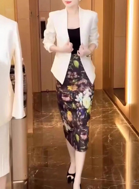 今年流行特惠241002大爱美依缘2026秋季新款高级感长袖西服外套
