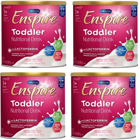 4罐装美国美赞臣Enspire蓝臻婴儿奶粉三段680g26年2月到期