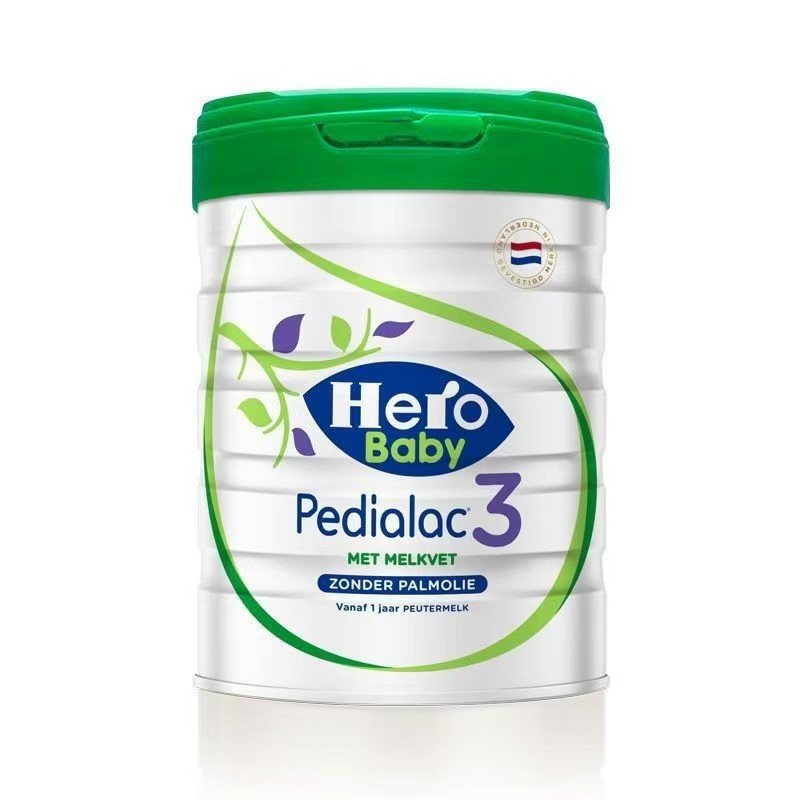 25.8月荷兰Hero Baby白金Plus婴幼儿奶粉3段800g