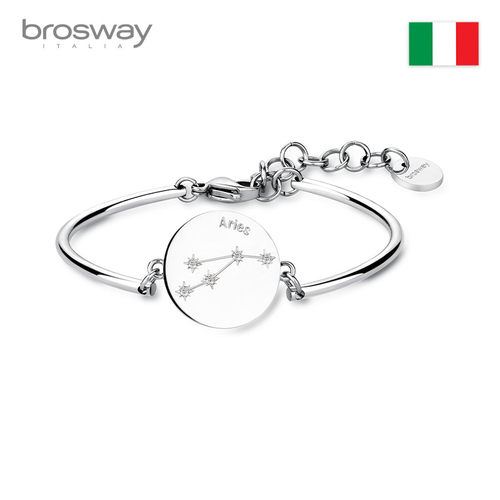 brosway欧美轻奢饰品女银色时尚