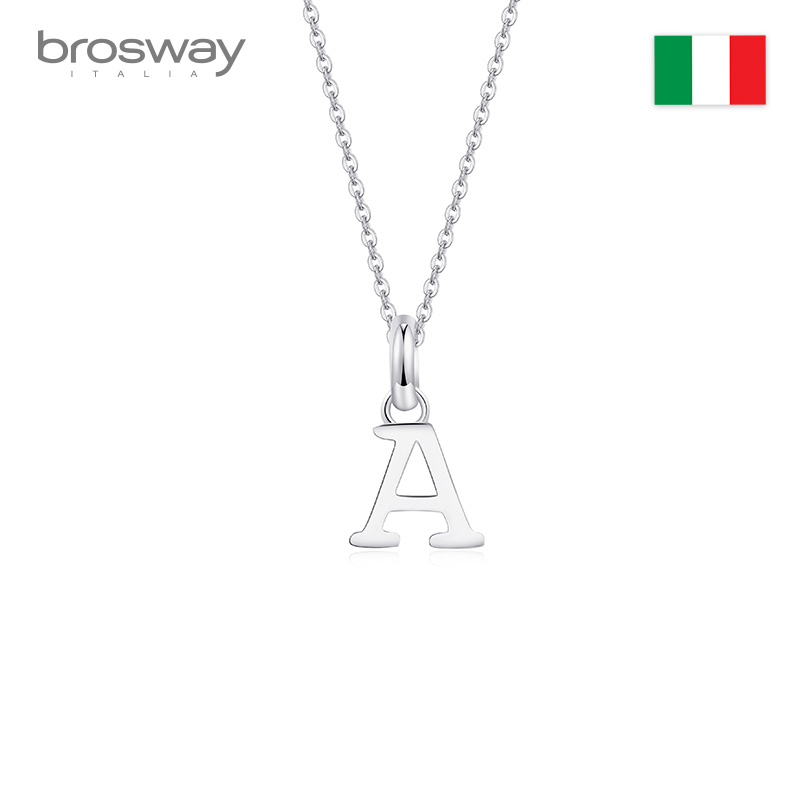 brosway潮流字母项链生日礼物