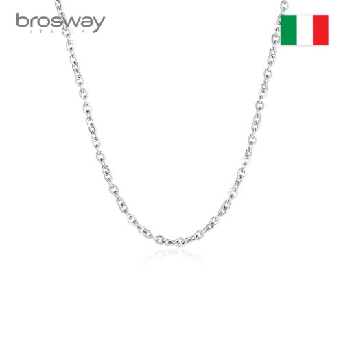 brosway简约O字链素链