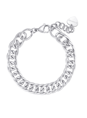 brosway欧美嘻哈钛钢手链女