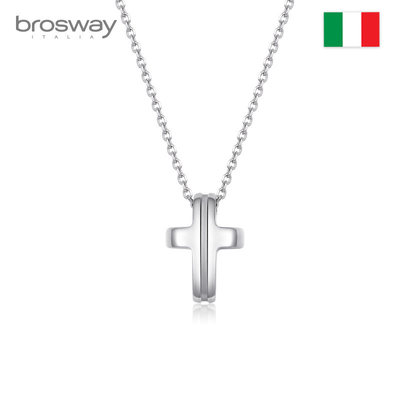 brosway欧美时尚轻奢十字架吊坠