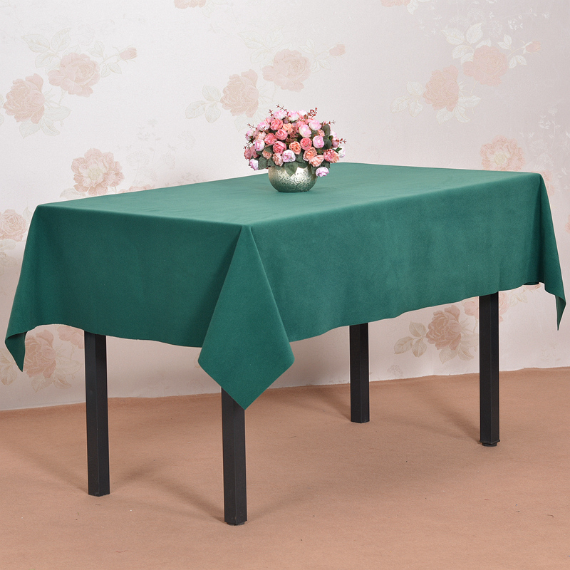 酒店会议室台呢会议台呢布台布墨绿色定制办公桌布台泥