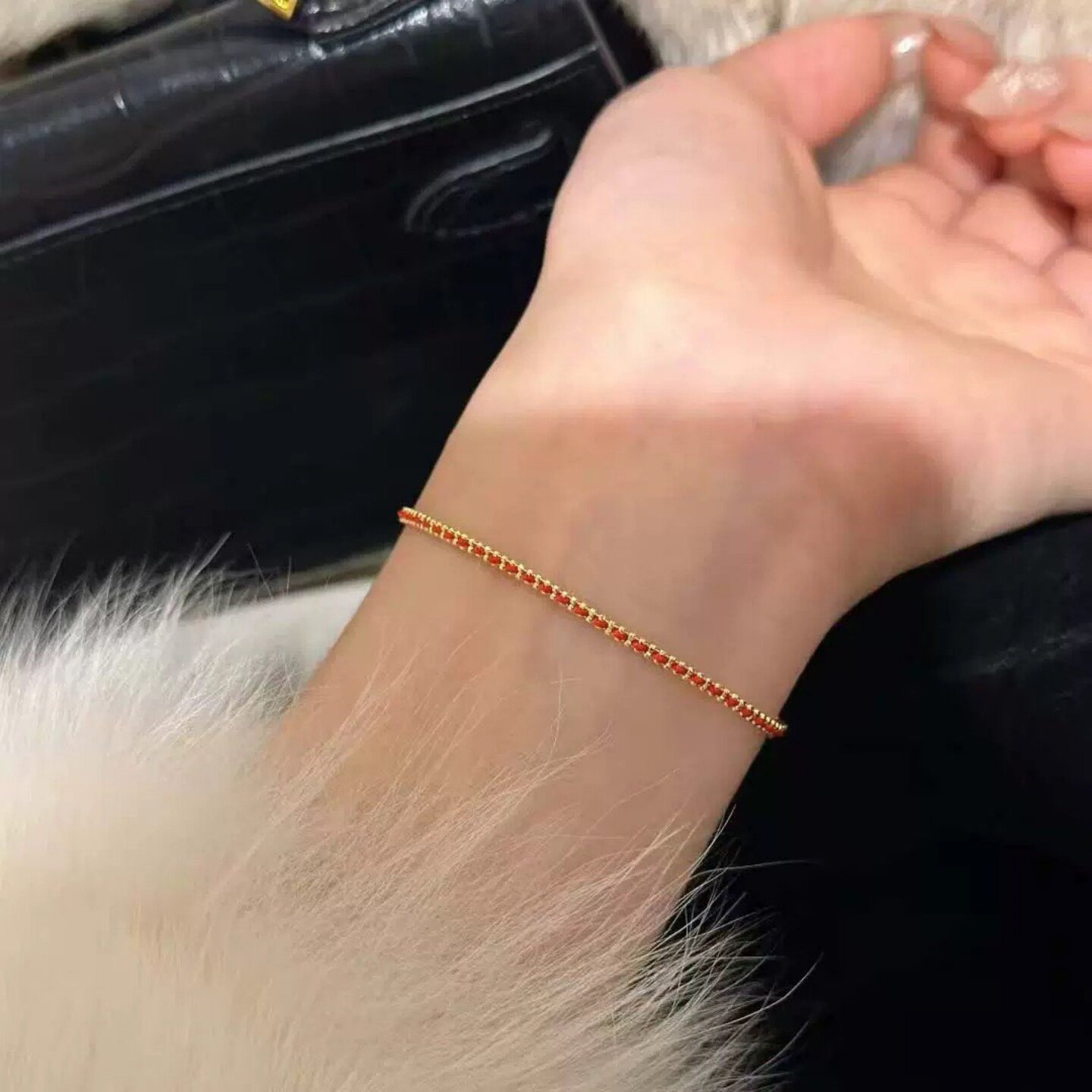 本命年好运红绳手链女
