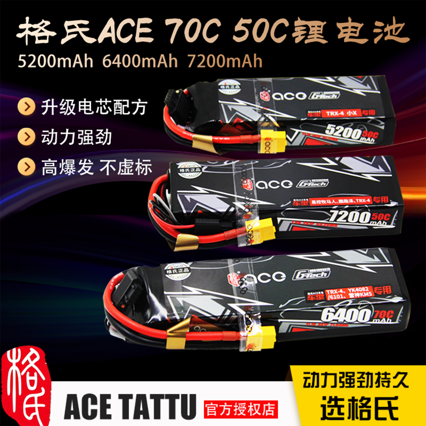 格氏车模船模电池70C50C
