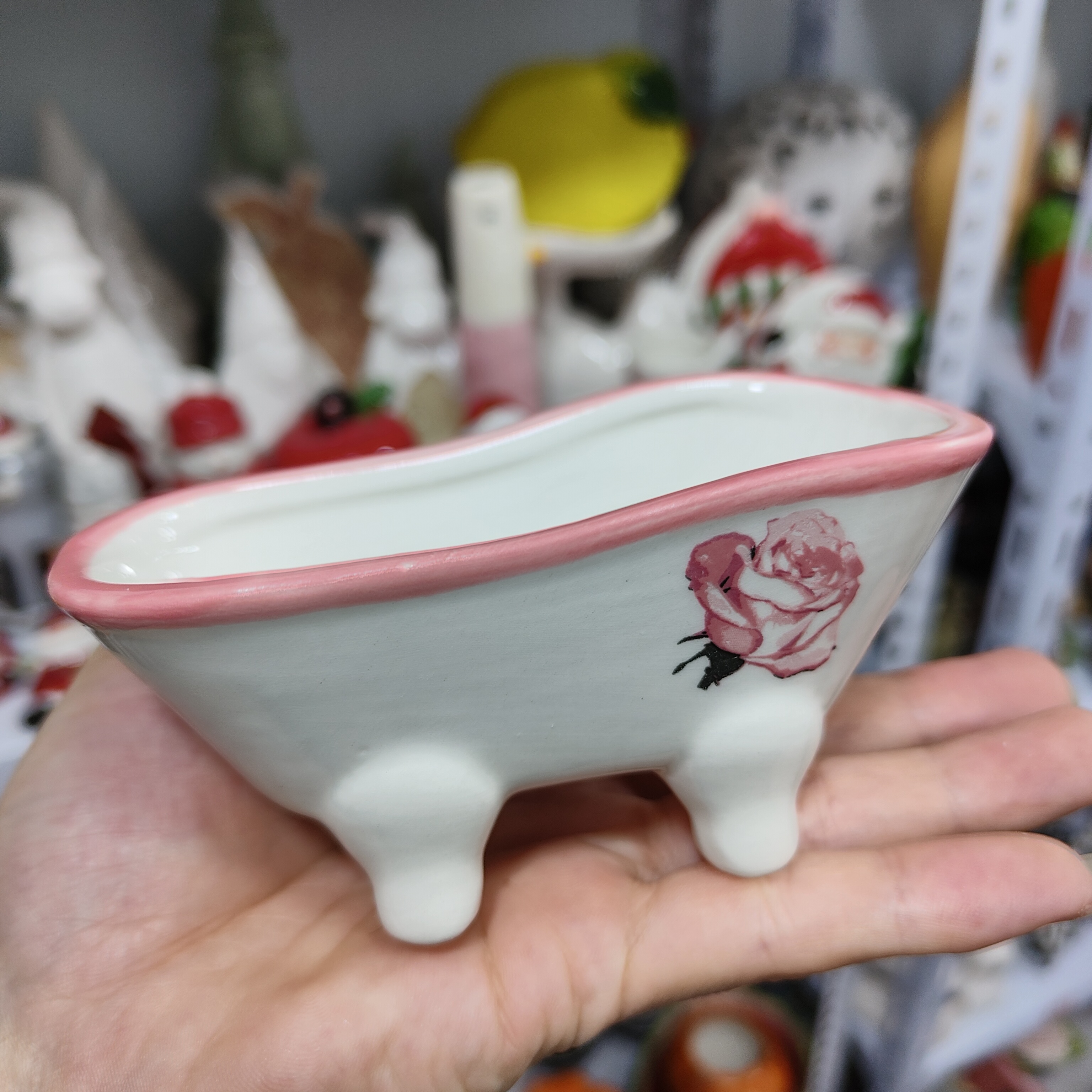 非偏远地区凑满19包邮部分瑕/浴缸花瓶小盆