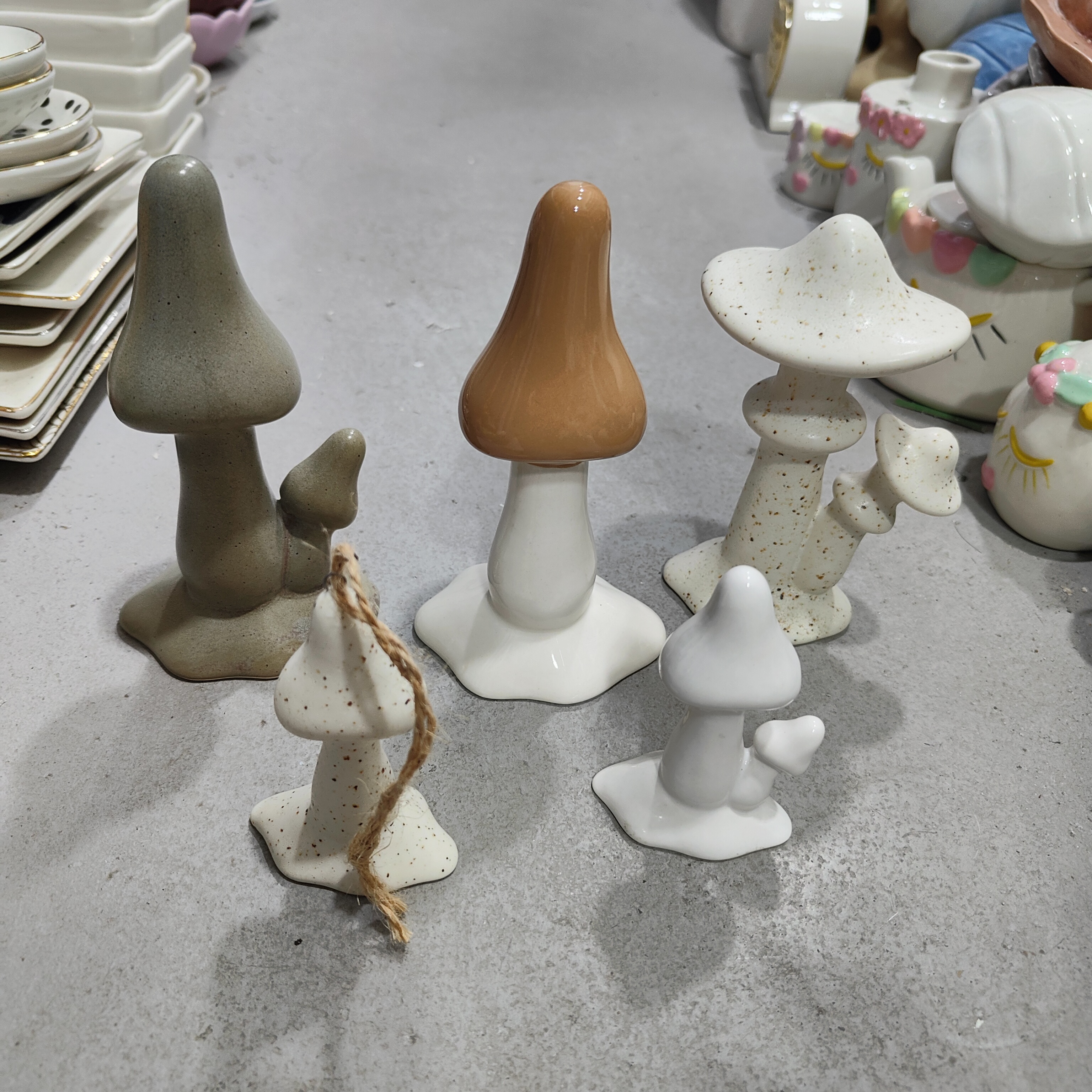 非偏远地区凑满19包邮部分瑕/蘑菇样品摆件挂件