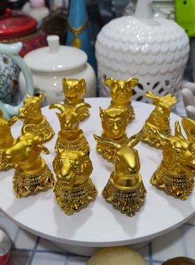 非偏远地区凑满19包邮/十二生肖高档精工摆件送礼佳品礼品礼物