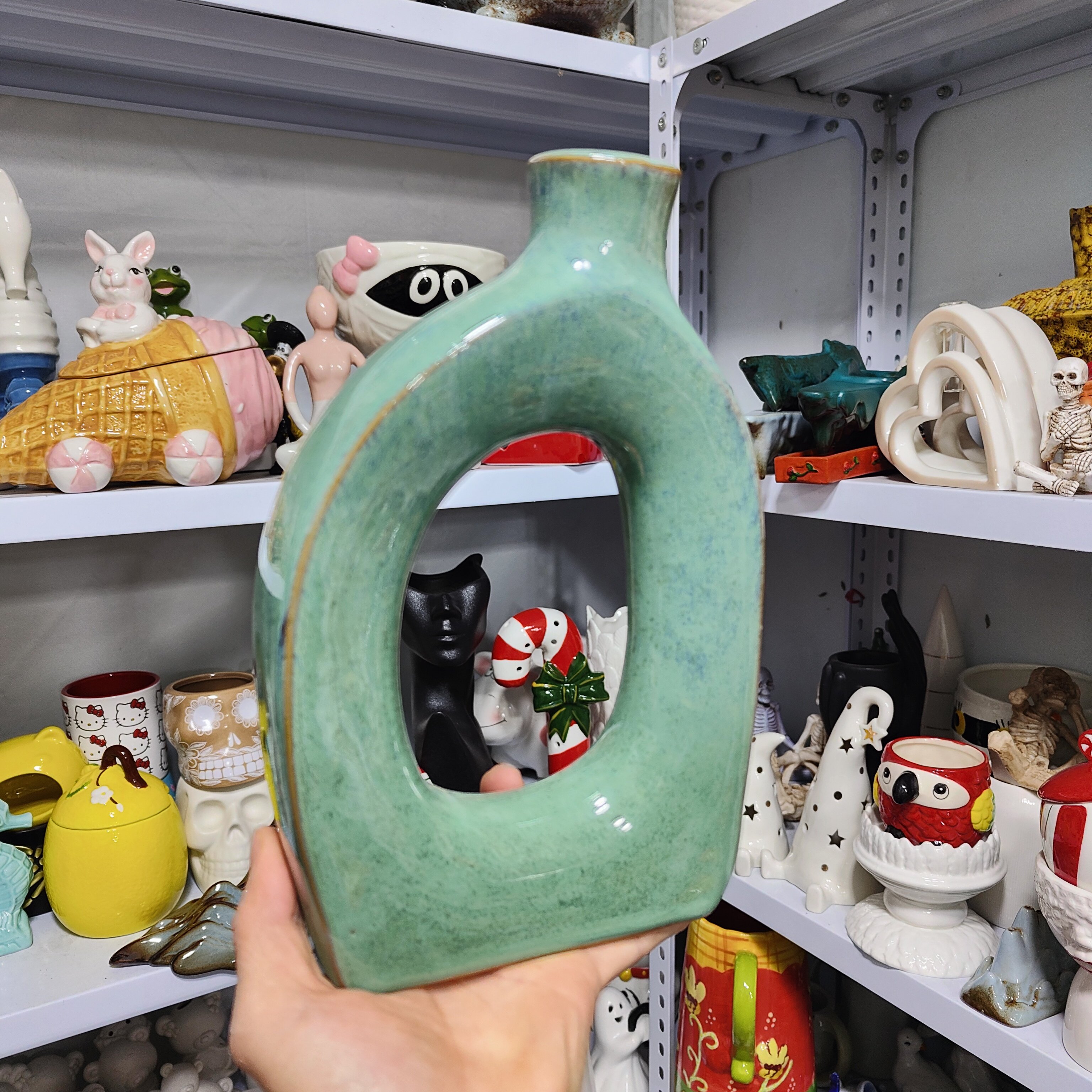 非偏远地区凑满19包邮部分瑕/陶瓷窑变花瓶约高22.5,家居饰品,婚庆/商业花艺,淘宝优惠券,粉丝福利购,淘宝优惠卷