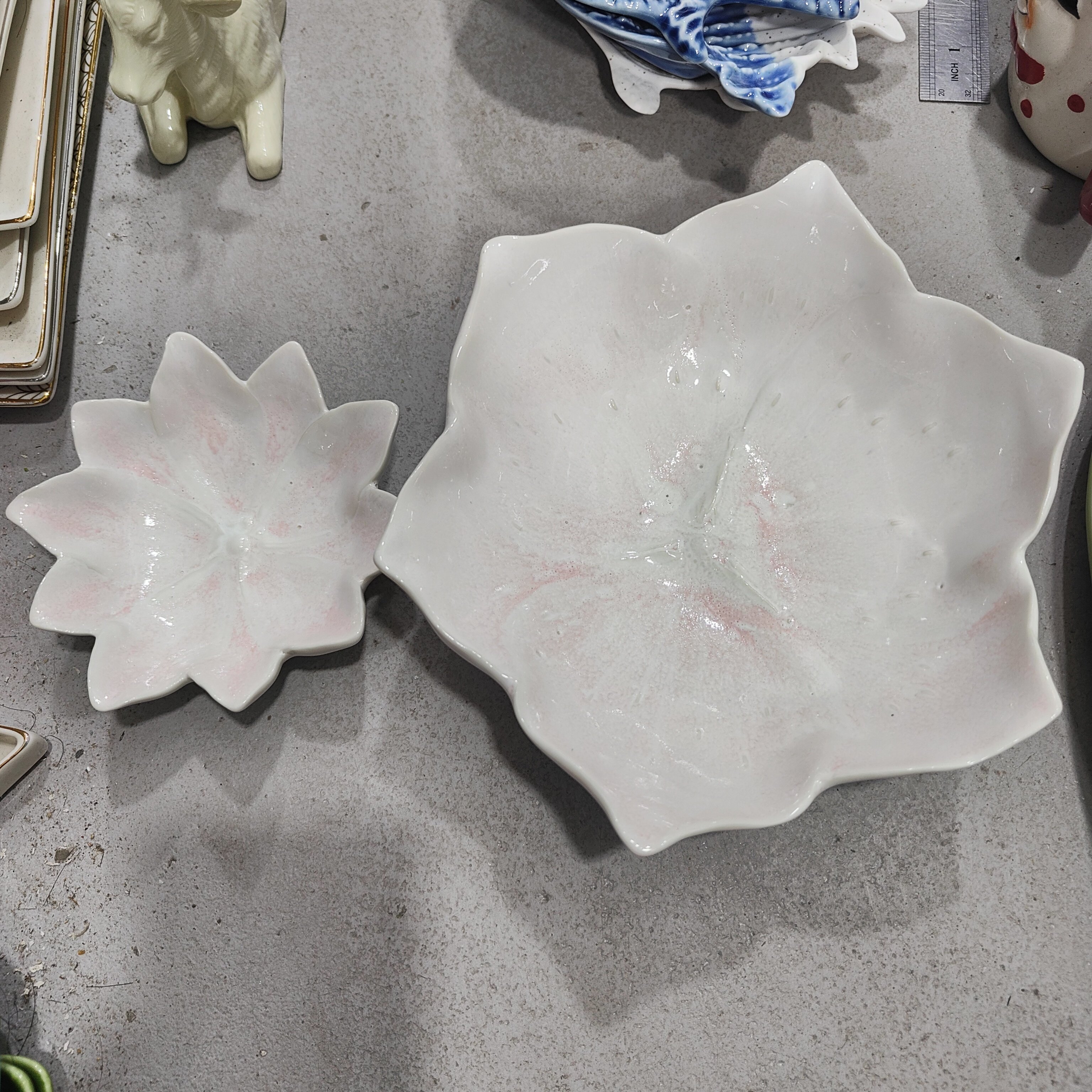 非偏远地区凑满19包邮部分瑕/窑变花朵盆碟缺釉气泡针孔,家居饰品,婚庆/商业花艺,淘宝优惠券,粉丝福利购,淘宝优惠卷