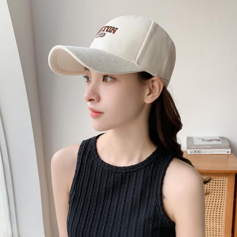 帽子女时尚鸭舌帽春秋2025新款硬顶学生夏季韩版潮显脸小棒球帽男