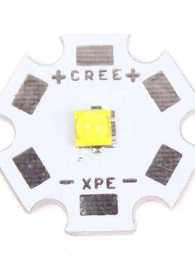 New CREE-XTE 5W White Light LED Emitter Bead On 20mm PCB Fla