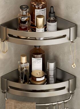 Bathroom corner rack storage Shower racks shelf No punching
