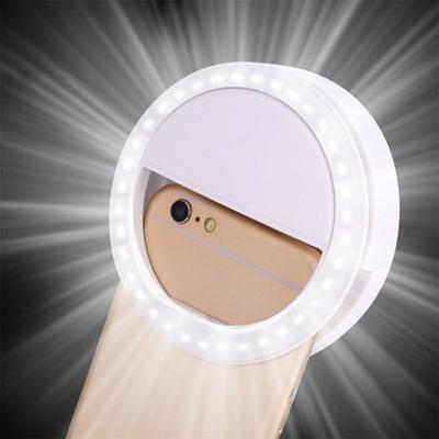 Universal Selfie LED Ring Flash Light Portable Mobile Phone