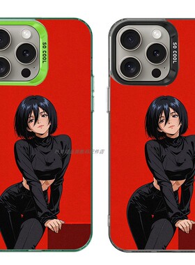大孔硬壳手机壳适用苹果iPhone17Pro16Max13Pro15XS14XR8X7plus12SE11 动漫美女