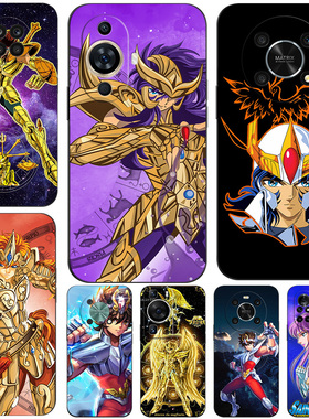 硅胶软手机壳适用华为Mate60 20 30 40E 40 50P30 P40 P50 P60Pro麦芒20WIKO优畅享Plus60Hi  圣斗士星矢sain