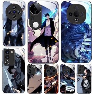 Y200 Woo 玻璃手机壳适用VIVO Y300 自我升级Sung Jin PRO Y500 Y100X70X80X90X100X200