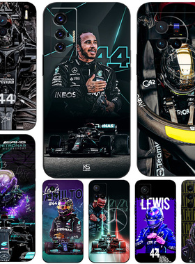 硅胶软手机壳适用VIVO S10/S12/S15/S16/S7/S7T/S9/S9E/X60/X70/X80/X90/Y74S/Y76S 哈密尔顿F1 44Lewis Hami