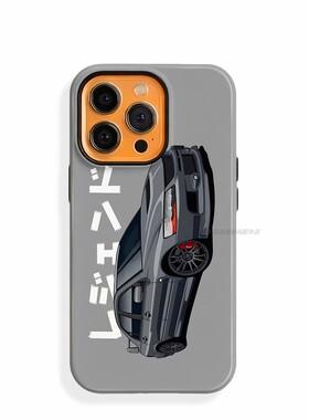 菲林手机壳适用苹果17iPhone16Pro15Max13Pro12XS14XR11X 赛车JDM灰色卡其色