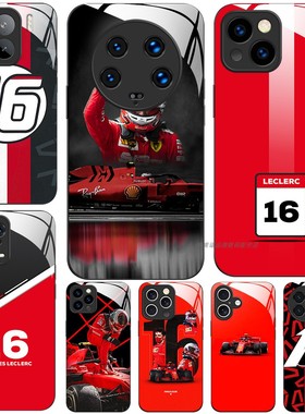 玻璃手机壳适用小米15 14 13 11 12 12X 12S 13 PRO ULTRA 赛车手查尔斯·莱克勒克16 charles leclerc