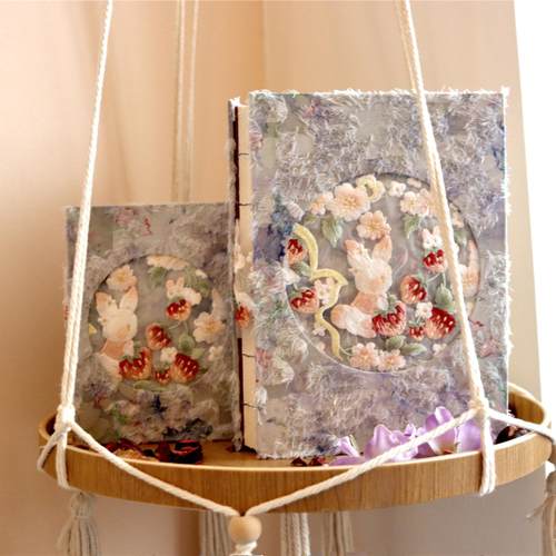 风铃草兔子手工水彩本宝虹阿诗获多福手账法比亚诺旅行随身棉浆