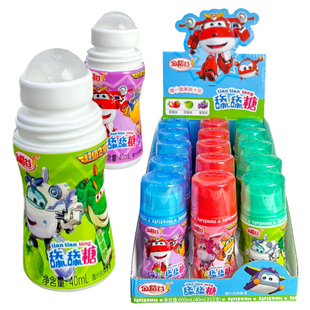 网红金稻谷舔舔糖乐舔着吃 水果味液体糖果新奇创意趣味零食批发