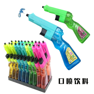 网红 水果风味手枪口喷饮料 迷你水枪小孩好吃又好玩零食超市零售
