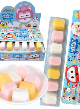 金娃益生菌果冻块小孩零食批发