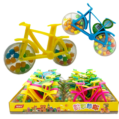 网红家家好共享单车儿童可爱创意糖果玩具迷你自行车趣味小孩零食