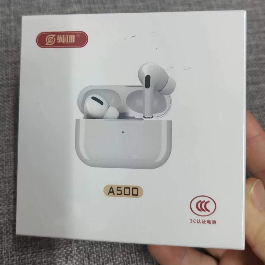 适用纯圳A500真无线蓝牙耳机双耳入耳式立体声耳塞白色正品包邮