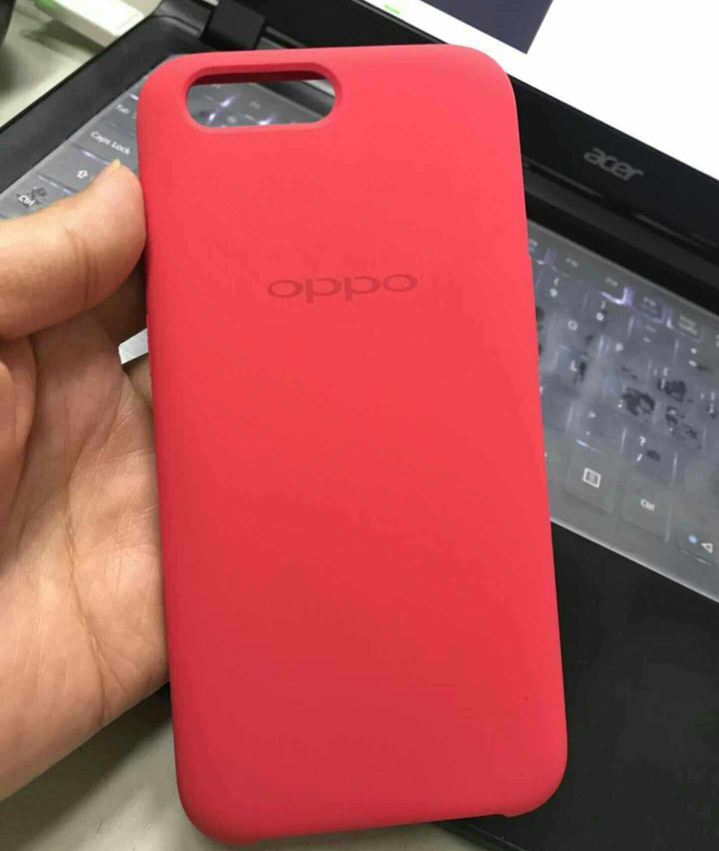 适用于oppo r11原装手机壳 正品液态硅胶保护壳 热力红色 简约防摔 包邮