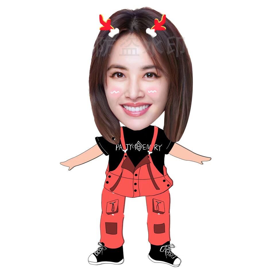 蔡依林演唱会应援伸缩娃娃拉线小人演唱会周边货源厂家来图制作