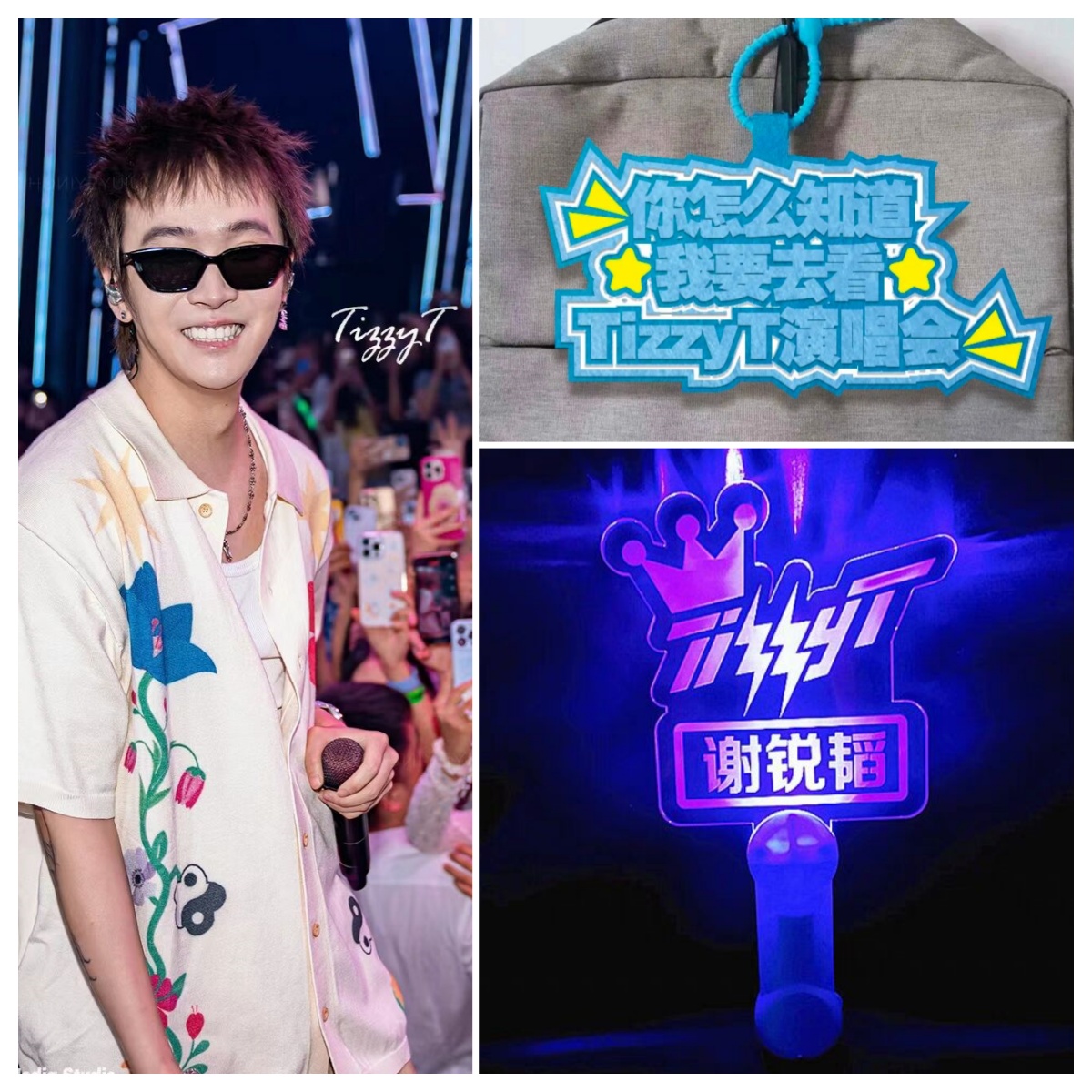 谢锐韬TizzyT演唱会荧光棒挂件