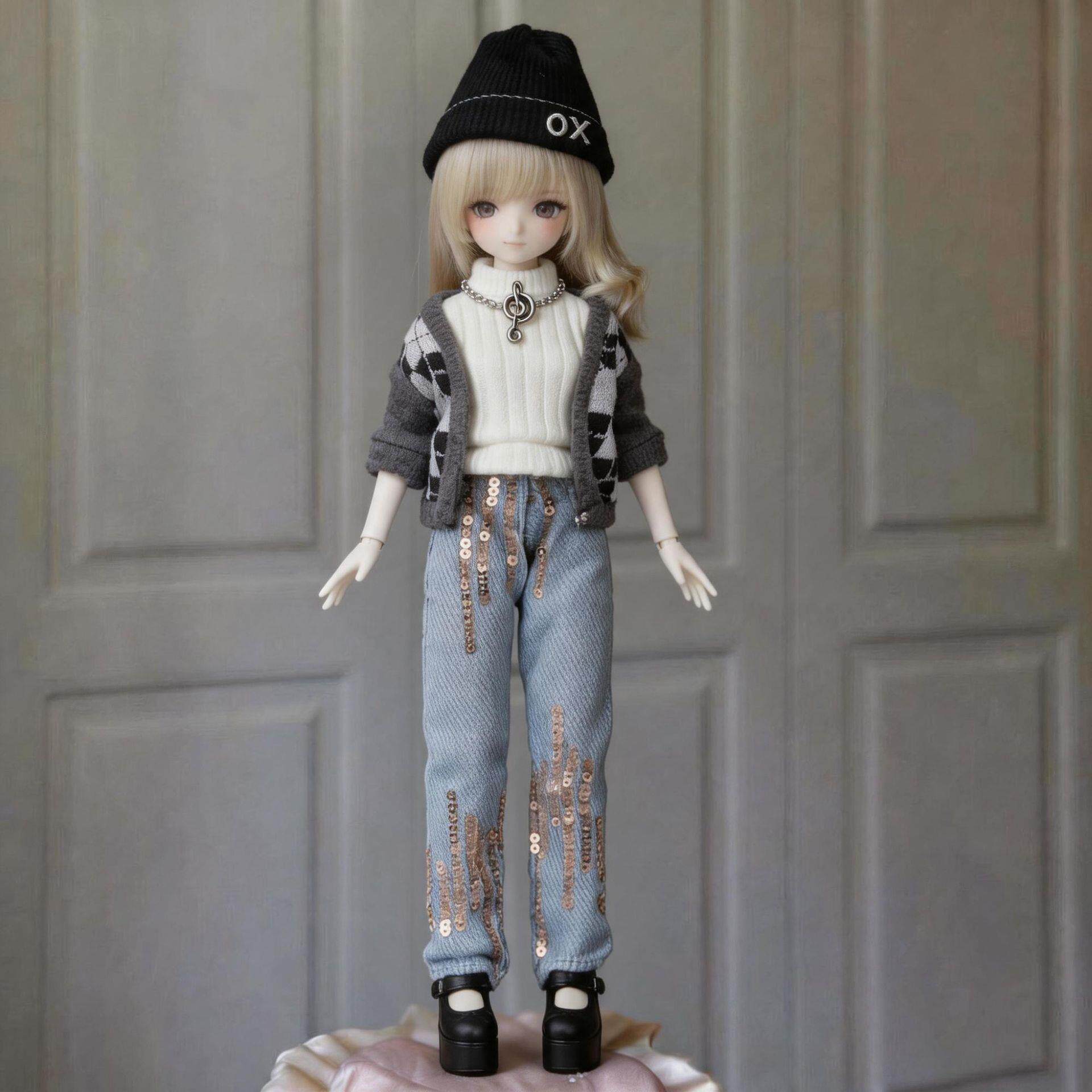 blythe小布 ob22/24娃衣azone小六分bjd齐刘海电器街体无属衣服萌