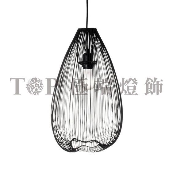 现代简约个性花朵鸟笼铁丝铁艺吊灯 酒店客厅样板房设计创意吊灯