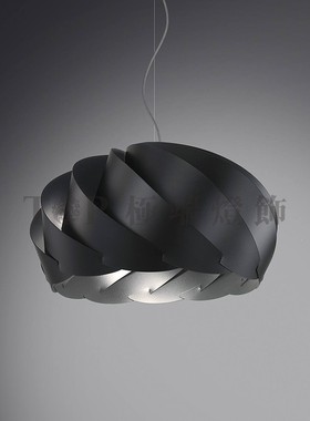 丹麦意大利Verpan大师设计Globe圆球白色编织花瓣吊灯餐厅枝形灯